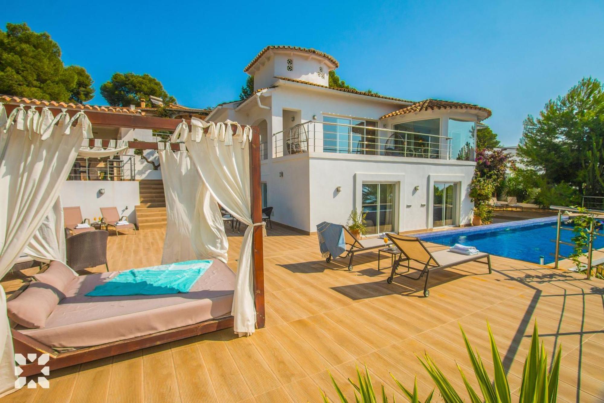 Villa La Casa Blanca By Abahana Villas เบนิสซา ภายนอก รูปภาพ